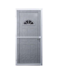 859595-moustiquaire porte battante 100x220 cm - noir