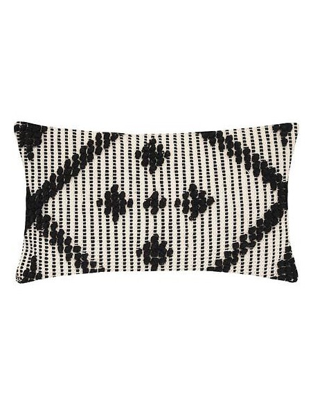 172459j - coussin cot 3d safari n&b38x58