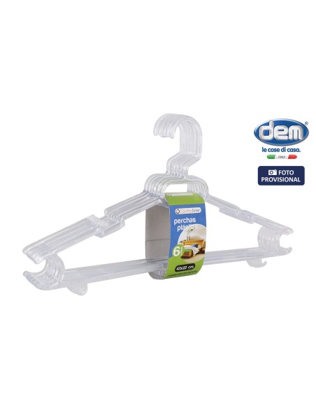 set 6 cintres cristal 43x22cm