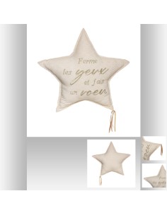 174155 - coussin forme xl etoile filte