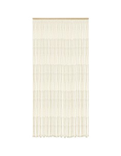 5530003  - rideau de porte coton/polyester corde tressee 90x200cm - ecru