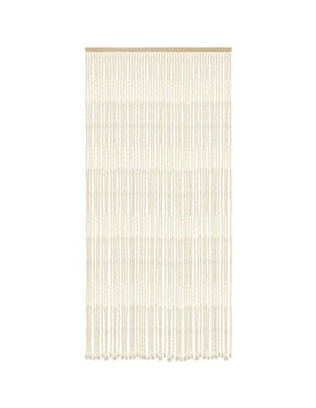 5530003  - rideau de porte coton/polyester corde tressee 90x200cm - ecru
