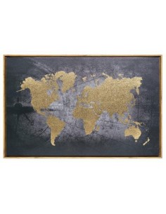 162269 - toile imp/cad/foil monde 58*88