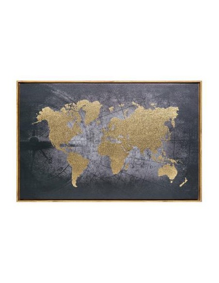 162269 - toile imp/cad/foil monde 58*88