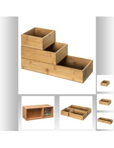 151185 - orga coulissant x3 bam ts L. 38 x P. 15 x H. 20,7 cm