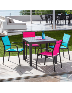 td-536 table naple avec pieds metal  blanc w-02